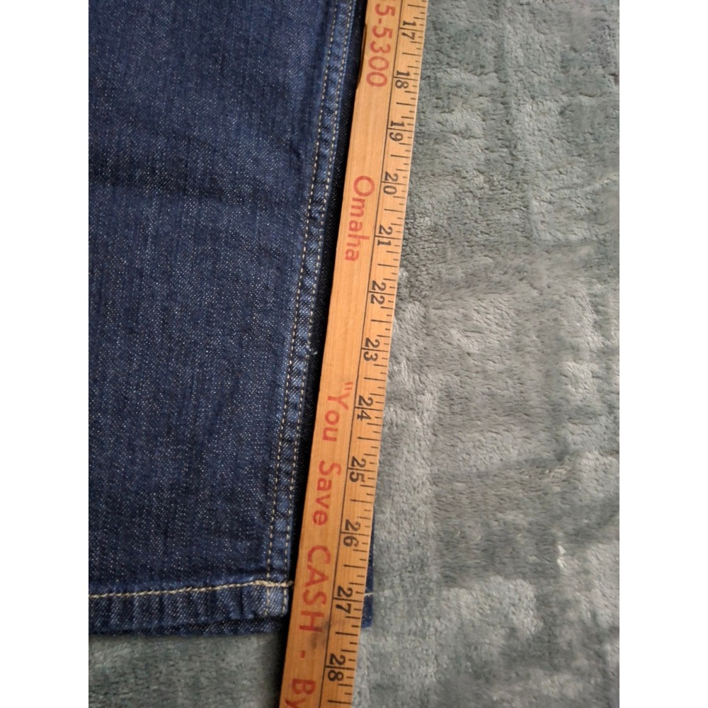 Banana Republic Womens Straight Leg Jeans Dark Wash Blue Denim Size 28/6 - Picture 10 of 13